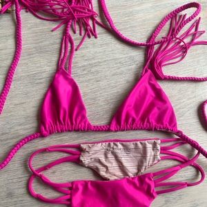 Acacia rare guava pop bikini set